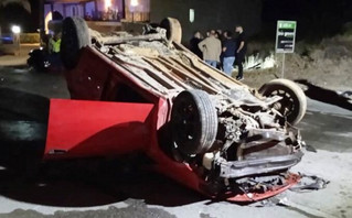 Απίστευτο τροχαίο στην δυτική είσοδο στην πόλη της Κισάμου Απίστευτο τροχαίο στην δυτική είσοδο στην πόλη της Κισάμου