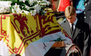 Princess Diana's royal coffin