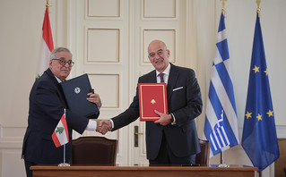 Συνάντηση Δένδια με υπουργό εξωτερικών Λιβάνου Συνάντηση Δένδια με υπουργό εξωτερικών Λιβάνου