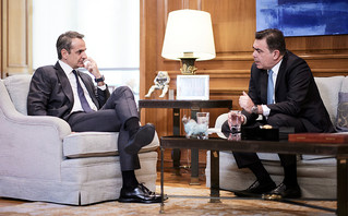 Συνάντηση του Πρωθυπουργού Κυριάκου Μητσοτάκη με τον Αντιπρόεδρο της Ευρωπαϊκής Επιτροπής Μαργαρίτη Σχοινά Συνάντηση του Πρωθυπουργού Κυριάκου Μητσοτάκη με τον Αντιπρόεδρο της Ευρωπαϊκής Επιτροπής Μαργαρίτη Σχοινά
