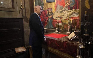 Ο Νίκος Δένδιας στον Άγιο Γεώργιο των Ελλήνων στη Βενετία Ο Νίκος Δένδιας στον Άγιο Γεώργιο των Ελλήνων στη Βενετία