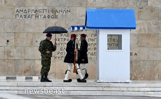 Κακοκαιρία στο κέντρο της Αθήνας