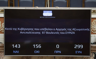 Ψηφοφορία για την πρόταση μομφής Ψηφοφορία για την πρόταση μομφής