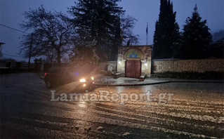 Πολύ χιόνι στα χωριά της Υπάτης