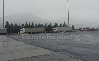 Πολύ χιόνι στην Αθηνών - Λαμίας μέχρι την Αρκίτσα Πολύ χιόνι στην Αθηνών - Λαμίας μέχρι την Αρκίτσα