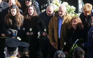 Συγκίνηση στην κηδεία του Στάθη Τσιτλακίδη