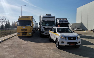 Τρία φορτηγά με ανθρωπιστική βοήθεια έφυγαν  από τη Θεσσαλονίκη για τους σεισμόπληκτους της Τουρκίας