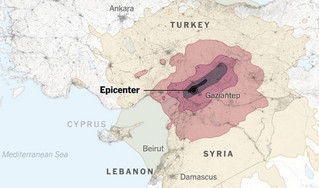 Οι χάρτες της καταστροφής από τους σεισμούς σε Τουρκία και Συρία – Χιλιάδες νεκροί, χιλιάδες κατεστραμμένα κτίρια