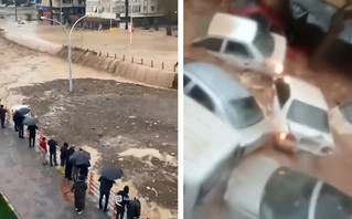Βίντεο με σφοδρές βροχοπτώσεις στις σεισμόπληκτες περιοχές της Τουρκίας &#8211; 10 νεκροί από τις πλημμύρες
