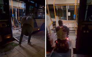 Ο οδηγός του 446 στο Μαρούσι βοηθάει ΑμεΑ να ανέβει στο λεωφορείο και αποθεώνεται &#8211; «Υπάρχει ανθρωπιά»
