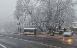 Χιονίζει προς Δομοκό, Μπράλο και Καρπενήσι