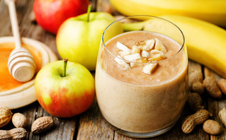 smoothie με μήλο smoothie με μήλο