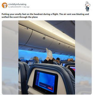 Τα πόδια επιβάτισσας σε αεροπλάνο που μύριζαν άσχημα έγιναν θέμα συζήτησης – «Οι πτήσεις έχουν μετατ...