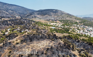 Αεροφωτογραφίες από Λεωφόρο Φυλής προς Χασιά και μονή Κλειστών