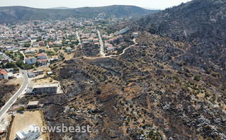 Αεροφωτογραφίες από Λεωφόρο Φυλής προς Χασιά και μονή Κλειστών