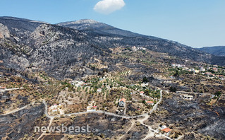 Αεροφωτογραφίες από Λεωφόρο Φυλής προς Χασιά και μονή Κλειστών