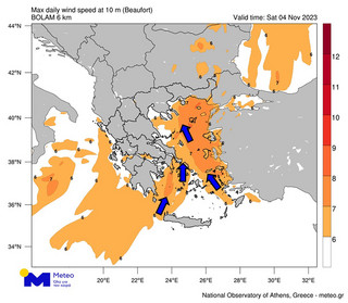 Νέο έκτακτο δελτίο της ΕΜΥ για την κακοκαιρία που «χτυπά» από το απόγευμα τη χώρα με καταιγίδες, χαλ... 2 meteo1