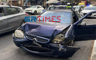 Tρία τροχαία και τέσσερις τραυματίες μέσα σε μισή ώρα στη Θεσσαλονίκη