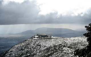 Χιονόπτωση στην Πάρνηθα