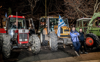 Διαμαρτυρίες αγροτών στη Λάρισα