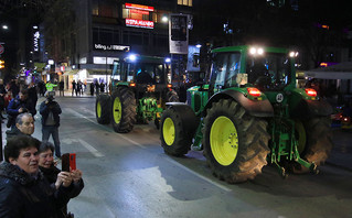 Διαμαρτυρίες αγροτών στη Λάρισα