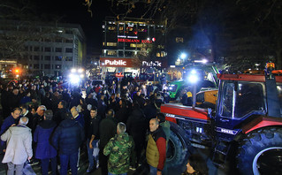 Διαμαρτυρίες αγροτών στη Λάρισα