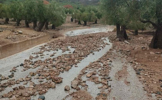 Καταστροφές λόγω της κακοκαιρίας στη Σαμοθράκη