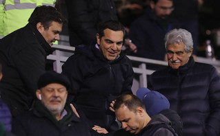 Ο Αλέξης Τσίπρας στο Κύπελλο Ελλάδος Ο Αλέξης Τσίπρας στο Κύπελλο Ελλάδος