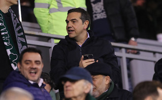 Ο Αλέξης Τσίπρας στο Κύπελλο Ελλάδος Ο Αλέξης Τσίπρας στο Κύπελλο Ελλάδος