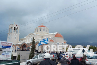 Κηδεία 33χρονου Μανώλη στην Κρήτη