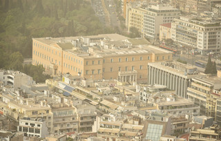 Αφρικανική σκόνη στην Αθήνα Αφρικανική σκόνη στην Αθήνα