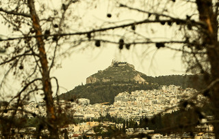 Αφρικανική σκόνη στην Αθήνα Αφρικανική σκόνη στην Αθήνα