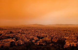 Αφρικανική σκόνη στην Αθήνα Αφρικανική σκόνη στην Αθήνα
