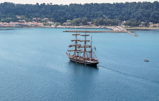 Το ιστορικό ιστιοφόρο Le Belem στο Κατάκολο Ηλείας