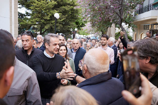 Ο Κυριάκος Μητσοτάκης στη Ρόδο Ο Κυριάκος Μητσοτάκης στη Ρόδο
