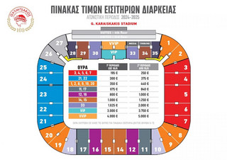 Τιμές διαρκείας Ολυμπιακού Τιμές διαρκείας Ολυμπιακού