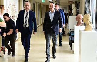 Στο υπουργείο Ανάπτυξης ο Μητσοτάκης Στο υπουργείο Ανάπτυξης ο Μητσοτάκης