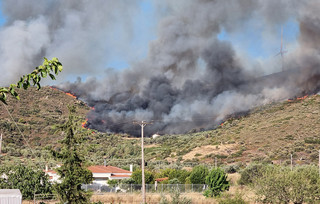 Μάχη με τις αναζωπυρώσεις στην Εύβοια Μάχη με τις αναζωπυρώσεις στην Εύβοια