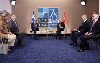 Κυριάκος Μητσοτάκης - Ρετζέπ Ταγίπ Ερντογάν Κυριάκος Μητσοτάκης - Ρετζέπ Ταγίπ Ερντογάν