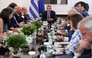 Μητσοτάκης στο υπουργικό Μητσοτάκης στο υπουργικό
