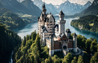 Neuschwanstein Γερμανία Neuschwanstein Γερμανία