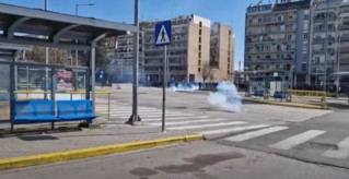 Θεσσαλονίκη επεισόδια Τέμπη Θεσσαλονίκη επεισόδια Τέμπη