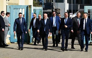 Επίσκεψη Μητσοτάκη στο υπουργείο Υποδομών και Μεταφορών Επίσκεψη Μητσοτάκη στο υπουργείο Υποδομών και Μεταφορών