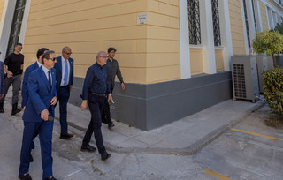 Επίσκεψη της πολιτικής ηγεσίας του Υπουργείου Δικαιοσύνης στο κτιριακό συγκρότημα του Πρωτοδικείου Αθηνών Επίσκεψη της πολιτικής ηγεσίας του Υπουργείου Δικαιοσύνης στο κτιριακό συγκρότημα του Πρωτοδικείου Αθηνών