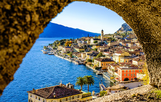 Λίμνη Γκάρντα, Ιταλία Λίμνη Γκάρντα, Ιταλία