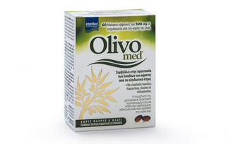 Συσκευασία του συμπληρώματος διατροφής Olivomed® της InterMed Συσκευασία του συμπληρώματος διατροφής Olivomed® της InterMed
