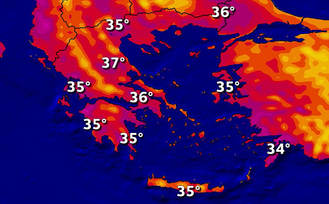 Καιρός: Καταιγίδες μετά τη ζέστη – Τι φέρνει από το απόγευμα του Σαββάτου το βαλκανικό ψυχρό μέτωπο