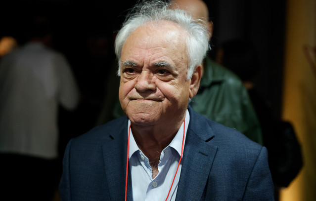 Yiannis Dragasakis Hospitalized at Air Force Hospital