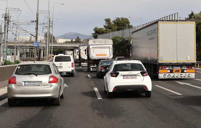 Κίνηση τώρα: Μποτιλιάρισμα στον Κηφισό και καθυστερήσεις στην Αττική Οδό