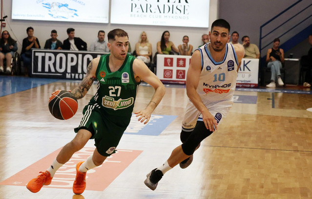 Μύκονος – Παναθηναϊκός 76-90: Εύκολη πρόκριση στους ημιτελικούς της Stoiximan Basket League